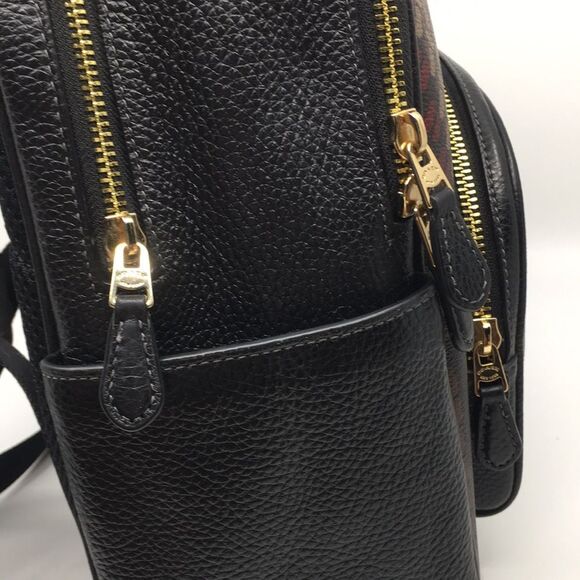 Coach Court Backpack With Brushed Plaid Print CN763 - Picture 9 of 17